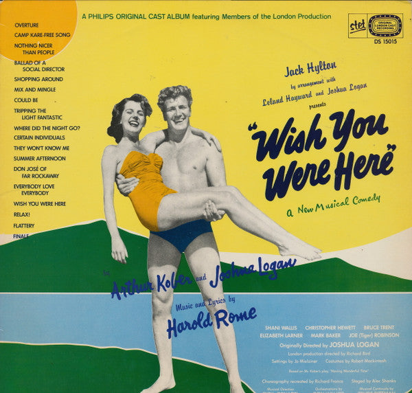 Harold Rome, Shani Wallis, Christopher Hewett, Bruce Trent, Elizabeth Larner, Joe Robinson (25) - Wish You Were Here (Original London Cast Recording)