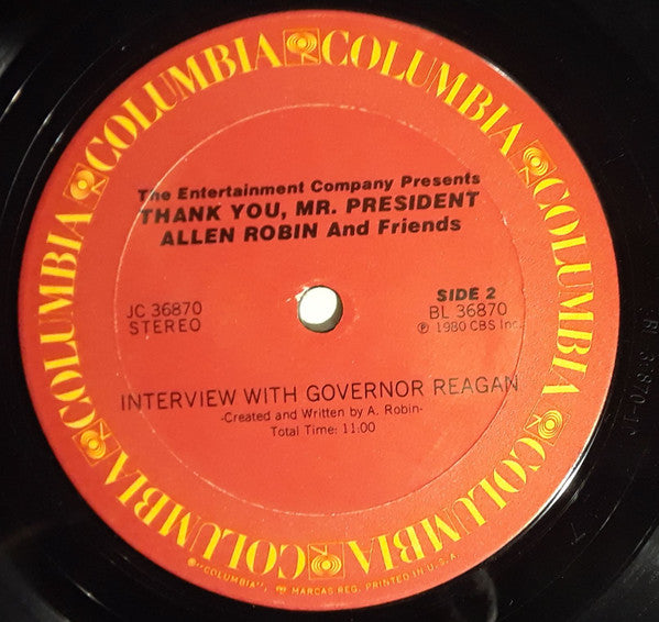 Alen Robin - Thank You, Mr. President