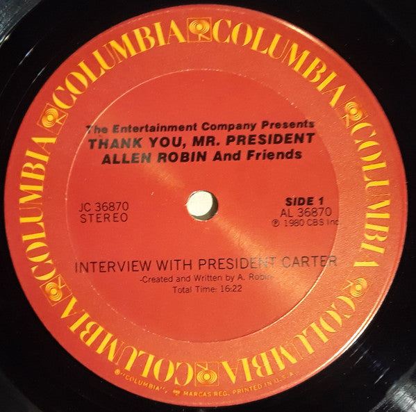 Alen Robin - Thank You, Mr. President