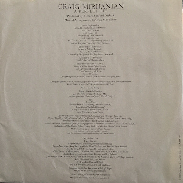 Craig Mirijanian - A Perfect Fit