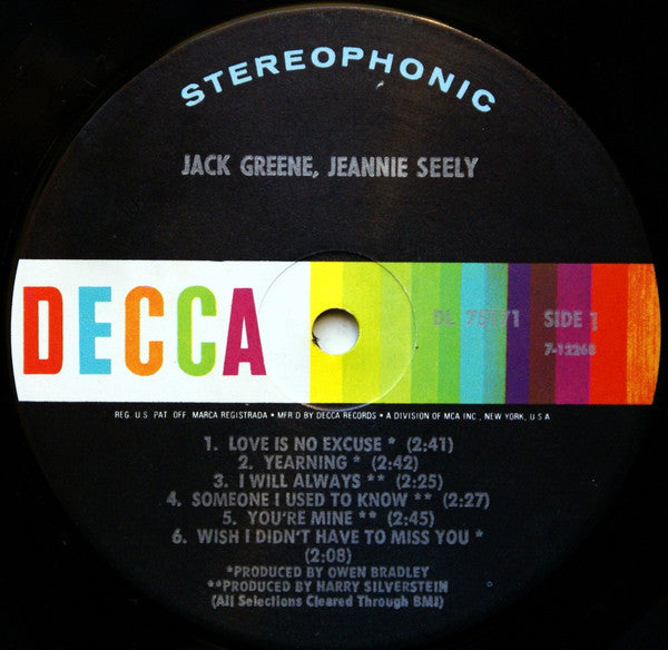 Jack Greene, Jeannie Seely - Jack Greene, Jeannie Seely