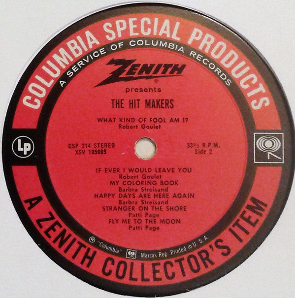 Various - Zenith Presents The Hit Makers