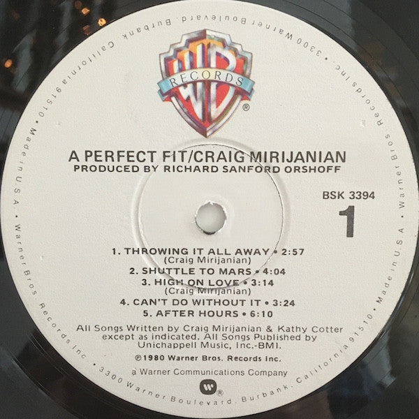Craig Mirijanian - A Perfect Fit