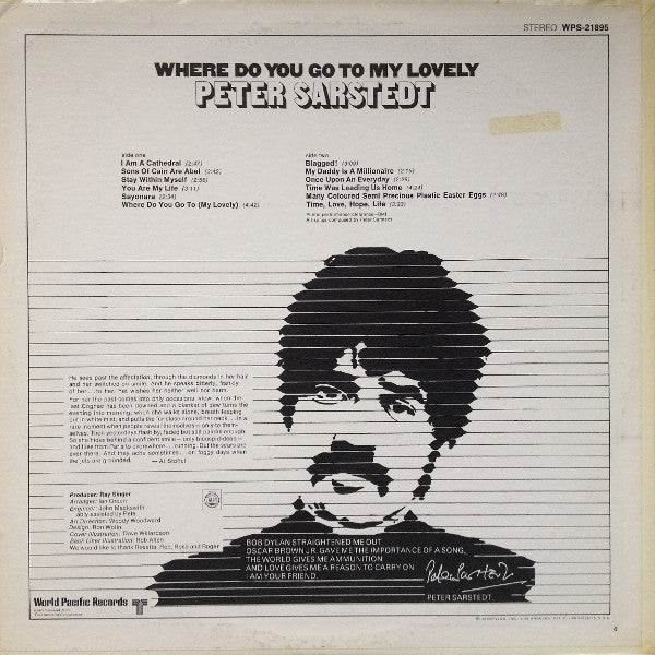 Peter Sarstedt - Where Do You Go To My Lovely