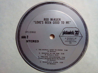 Rod McKuen - Love's Been Good To Me
