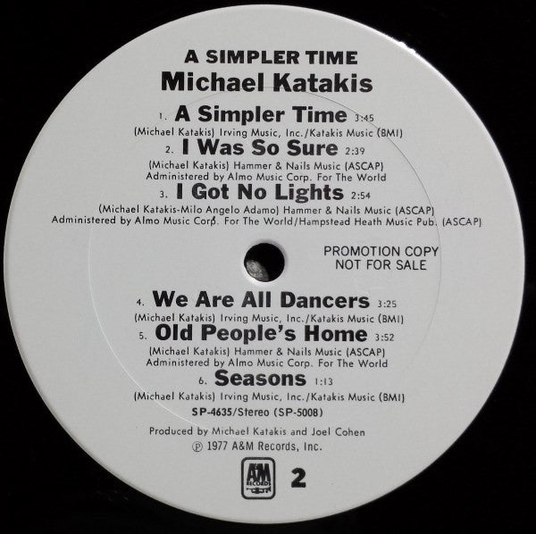 Michael Katakis - A Simpler Time