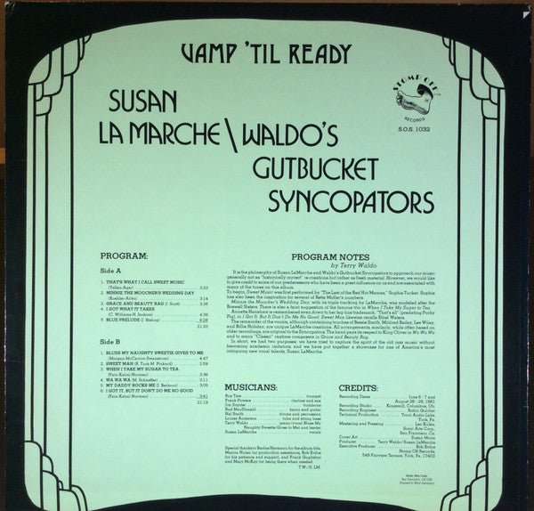 Susan LaMarche, Waldo's Gutbucket Syncopators - Vamp Til Ready