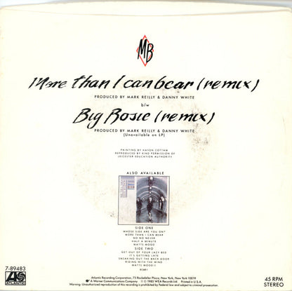 7" Single: Matt Bianco - More Than I Can Bear