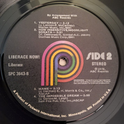 Liberace - Liberace Now!