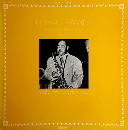 Coleman Hawkins - The Rare Live Performance 1958/1959