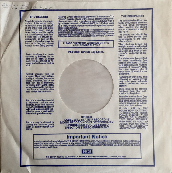 Lew Stone - The Bands That Matter