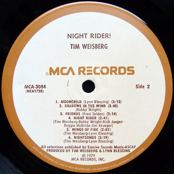 Tim Weisberg - Night-Rider!