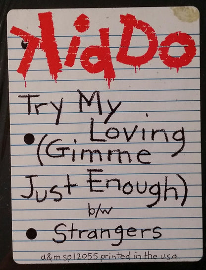 12" Single: Kiddo - Try My Loving (Gimme Just Enough)