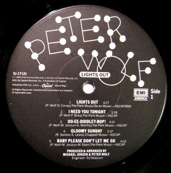 Peter Wolf - Lights Out