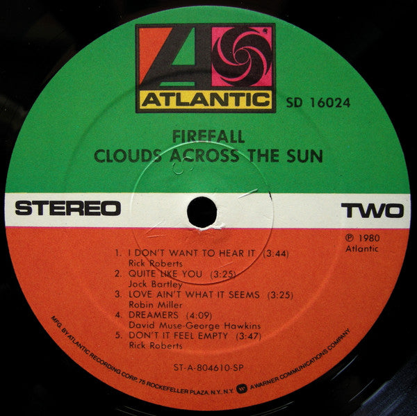 Firefall - Clouds Across The Sun