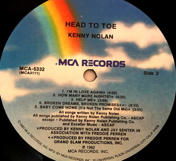 Kenny Nolan - Head To Toe