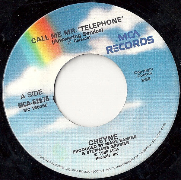 7": Cheyne - Call Me Mr 'Telephone