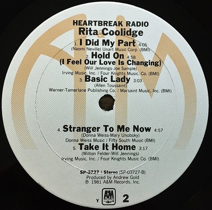 Rita Coolidge - Heartbreak Radio