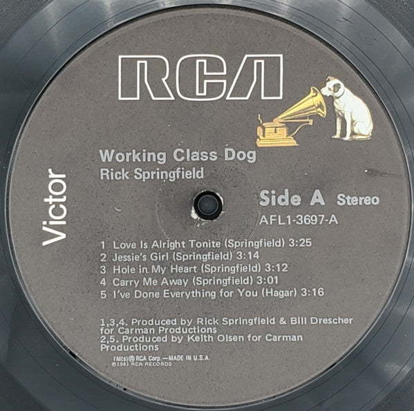 Rick Springfield - Working Class Dog