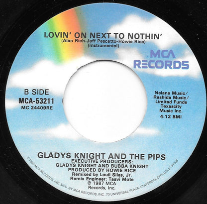 7" Single: Gladys Knight And The Pips - Lovin' On Next To Nothin'