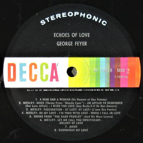 George Feyer - Echoes Of Love