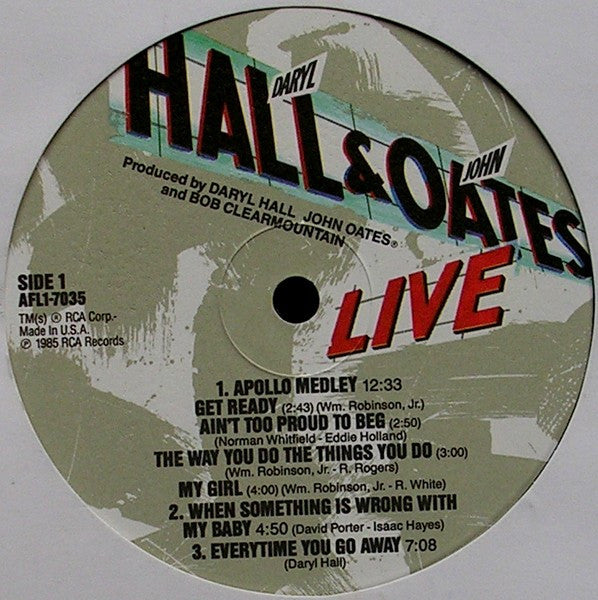 Daryl Hall & John Oates, David Ruffin, Eddie Kendricks - Live At The Apollo