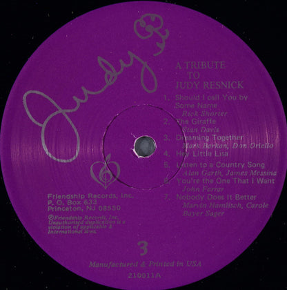Judi Resnick - A Tribute To Judy Resnick