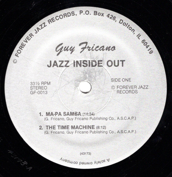 Guy Fricano - Jazz Inside Out