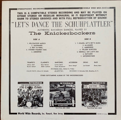 The Knickerbockers - Let's Dance The Schuhplattler