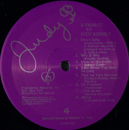 Judi Resnick - A Tribute To Judy Resnick