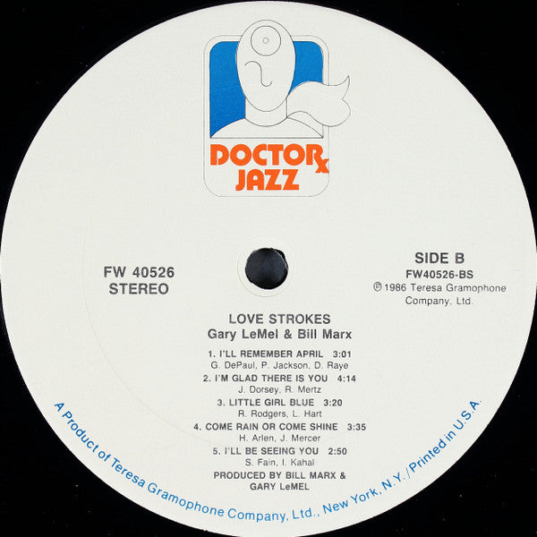 Gary LeMel, Bill Marx - Love Strokes