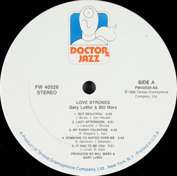 Gary LeMel, Bill Marx - Love Strokes