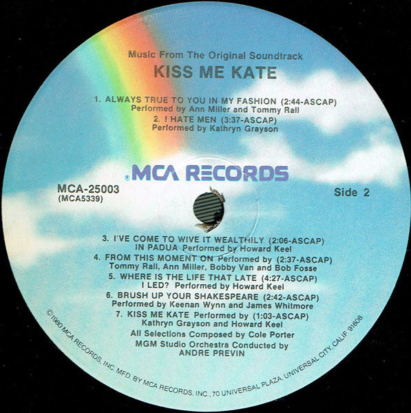 Various - Kiss Me Kate (Music From The Original Soundtrack)