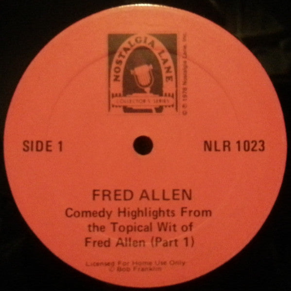 Fred Allen (2) - The World Of Fred Allen