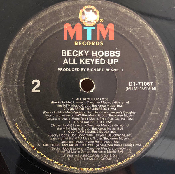 Becky Hobbs - All Keyed Up