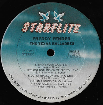Freddy Fender - The Texas Balladeer