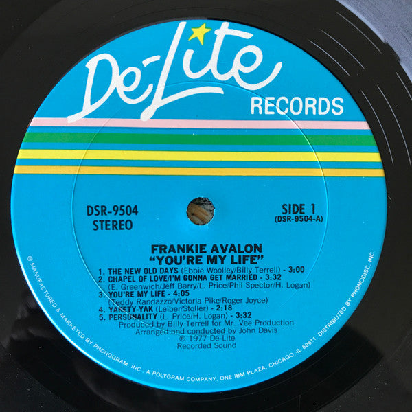Frankie Avalon - You're My Life