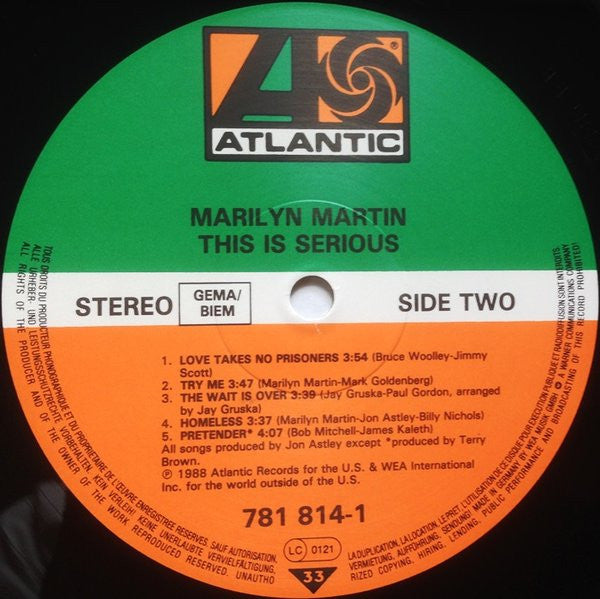Marilyn Martin - This Is Serious