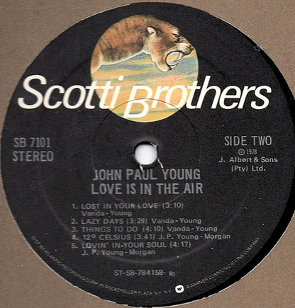 John Paul Young - Love Is In The Air