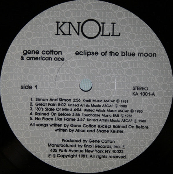 Gene Cotton - Eclipse Of The Blue Moon