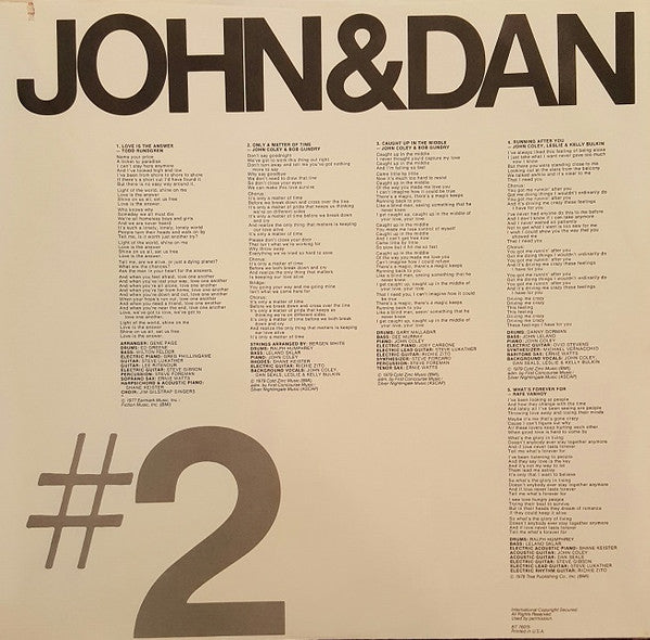 England Dan & John Ford Coley - Dr. Heckle And Mr. Jive