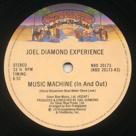 12": Joel Diamond Experience - Music Machine (In And Out)