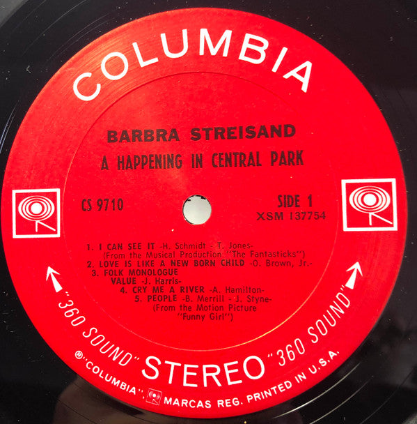 Barbra Streisand - A Happening In Central Park