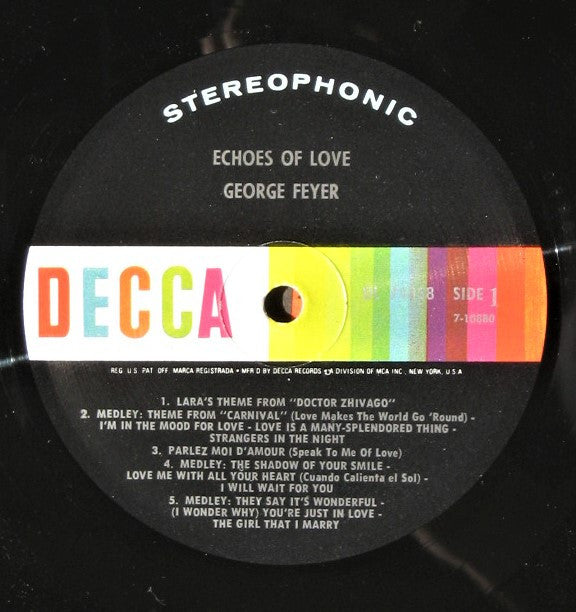 George Feyer - Echoes Of Love