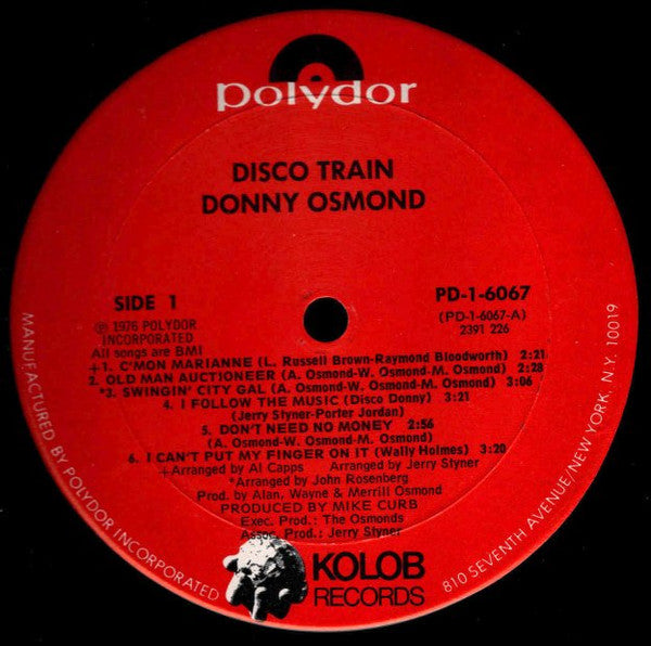Donny Osmond - Disco Train