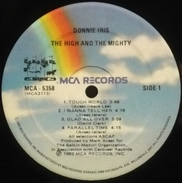 Donnie Iris And The Cruisers - The High And The Mighty