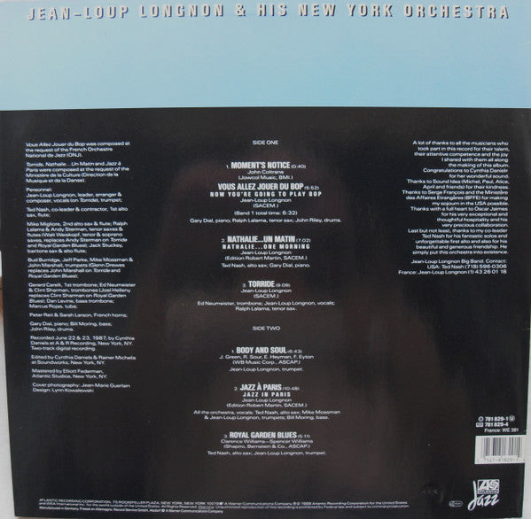 Jean-Loup Longnon & His New York Orchestra - Jean-Loup Longnon & His New York Orchestra