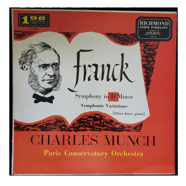 César Franck, Orchestre De La Société Des Concerts Du Conservatoire, Charles Munch, Eileen Joyce -  Symphony In D Minor - Symphonic Variations