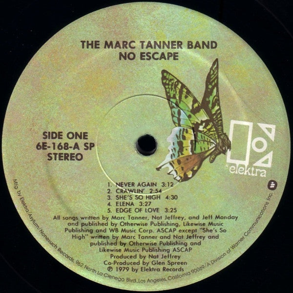 The Marc Tanner Band - No Escape