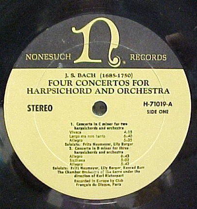 Johann Sebastian Bach - Four Concertos For Harpsichords And Orchestra